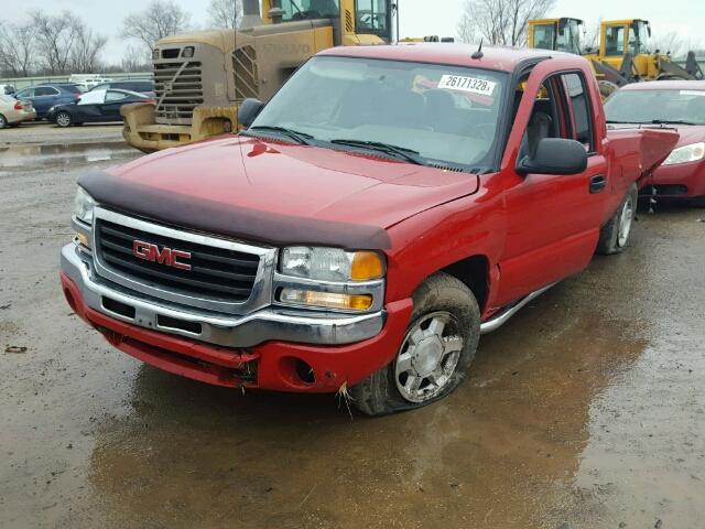 2GTEK19T141265149 - 2004 GMC NEW SIERRA RED photo 2