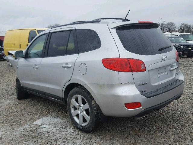 5NMSH73E37H103179 - 2007 HYUNDAI SANTA FE S SILVER photo 3