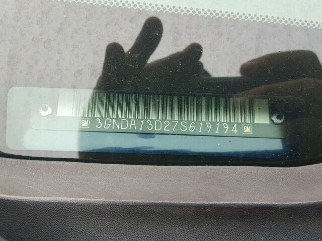 3GNDA13D27S619194 - 2007 CHEVROLET HHR LS BLUE photo 10