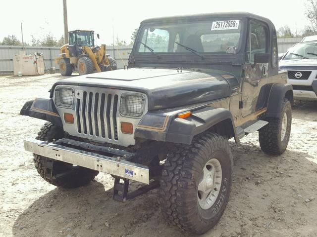 2BCCE8145HB519023 - 1987 JEEP WRANGLER L BLACK photo 2