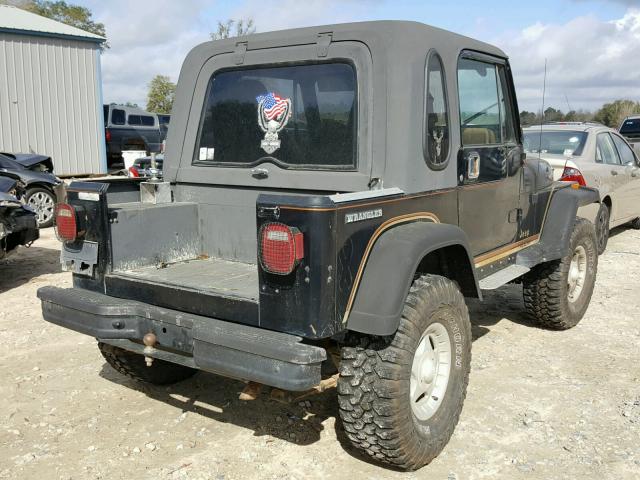 2BCCE8145HB519023 - 1987 JEEP WRANGLER L BLACK photo 4