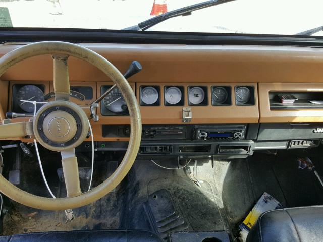 2BCCE8145HB519023 - 1987 JEEP WRANGLER L BLACK photo 9