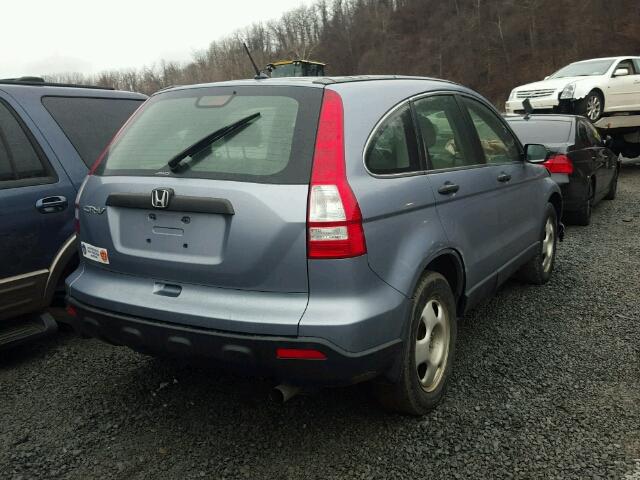 JHLRE48388C024154 - 2008 HONDA CR-V LX BLUE photo 4