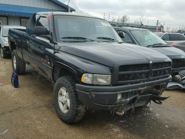 1B7HF13Z9WJ128967 - 1998 DODGE RAM 1500 BLACK photo 1