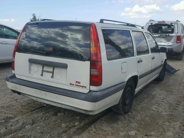 YV1LW5714S2137032 - 1995 VOLVO 850 WHITE photo 4