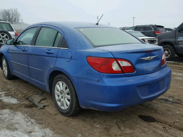 1C3LC46K97N541800 - 2007 CHRYSLER SEBRING BLUE photo 3