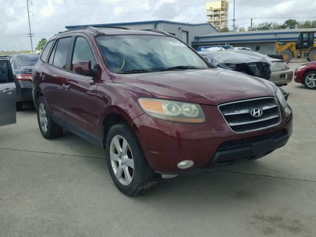 5NMSH13E07H030379 - 2007 HYUNDAI SANTA FE S BURGUNDY photo 1