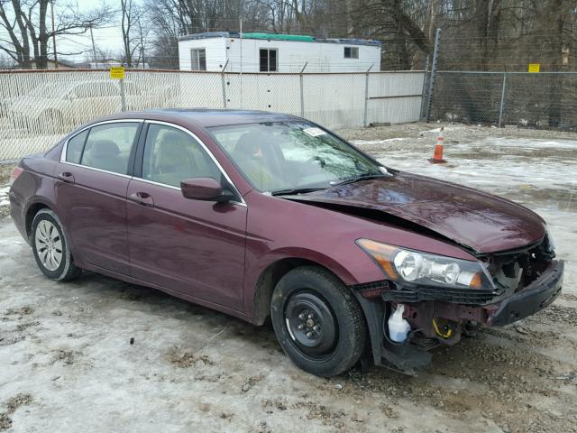 1HGCP2F37AA129842 - 2010 HONDA ACCORD LX RED photo 1