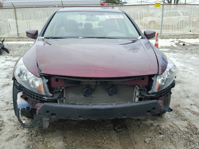 1HGCP2F37AA129842 - 2010 HONDA ACCORD LX RED photo 9