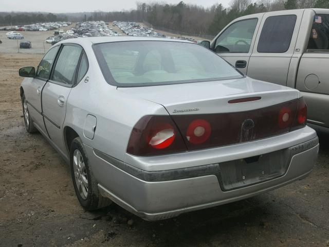 2G1WF52E019291467 - 2001 CHEVROLET IMPALA SILVER photo 3