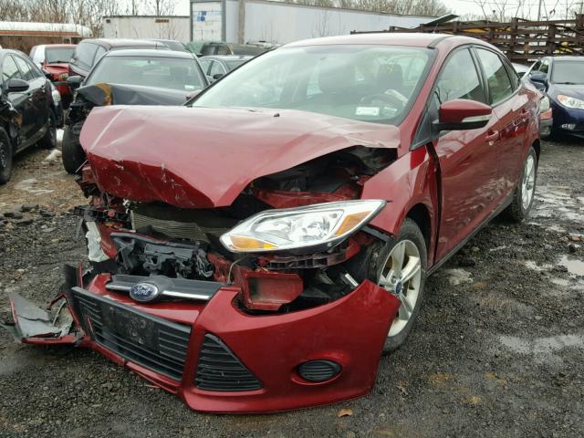 1FADP3F27EL262309 - 2014 FORD FOCUS SE RED photo 2