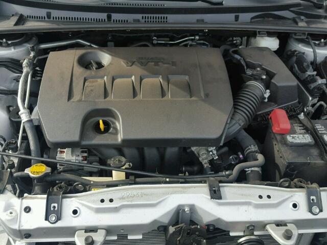 2T1BURHE9GC518884 - 2016 TOYOTA COROLLA L SILVER photo 7