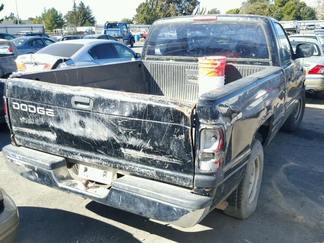 1B7HC16X01S209832 - 2001 DODGE RAM 1500 BLACK photo 4