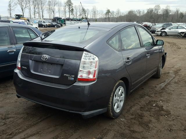 JTDKB20UX73232860 - 2007 TOYOTA PRIUS GRAY photo 4