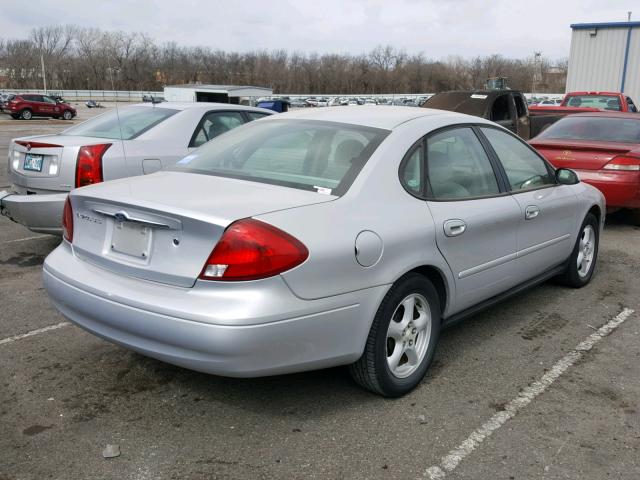 1FAFP55U32G183912 - 2002 FORD TAURUS SES SILVER photo 4