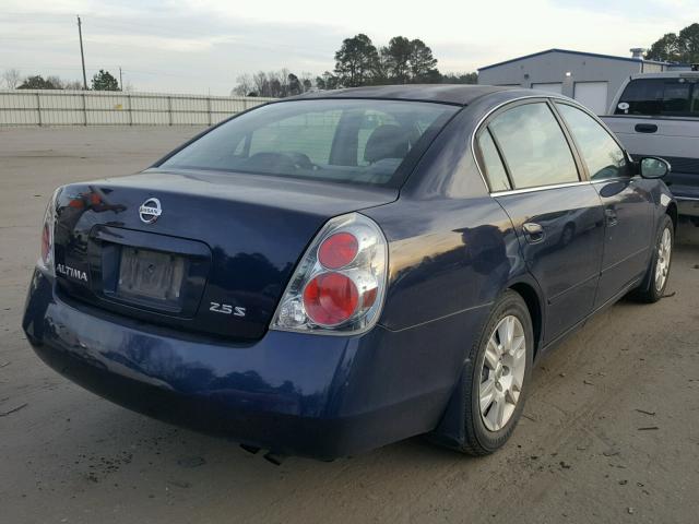 1N4AL11D16N332727 - 2006 NISSAN ALTIMA S BLUE photo 4