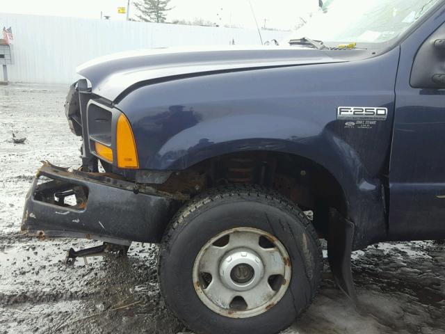 1FDNF21586ED42538 - 2006 FORD F250 SUPER BLUE photo 9