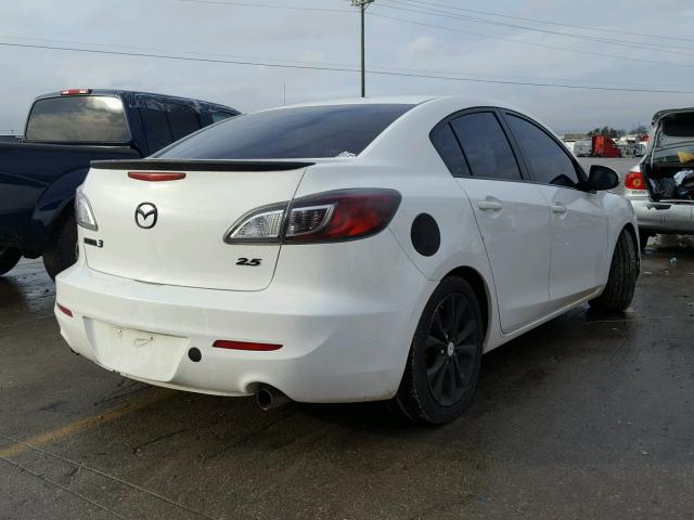 JM1BL1S50A1338573 - 2010 MAZDA 3 S WHITE photo 4