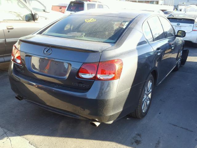 JTHBH96S365014225 - 2006 LEXUS GS GENERAT GRAY photo 4