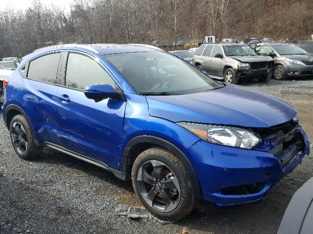 3CZRU6H77JM701224 - 2018 HONDA HR-V EXL BLUE photo 1