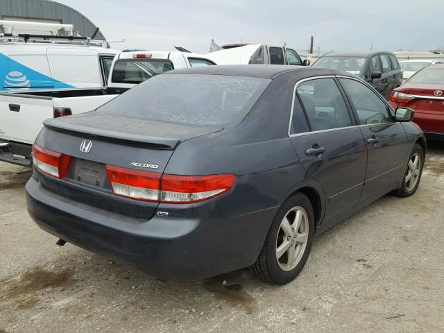 1HGCM665X3A001325 - 2003 HONDA ACCORD EX BLUE photo 4