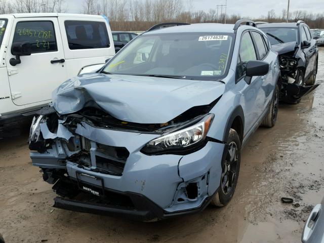 JF2GTAAC0JH239282 - 2018 SUBARU CROSSTREK BLUE photo 2