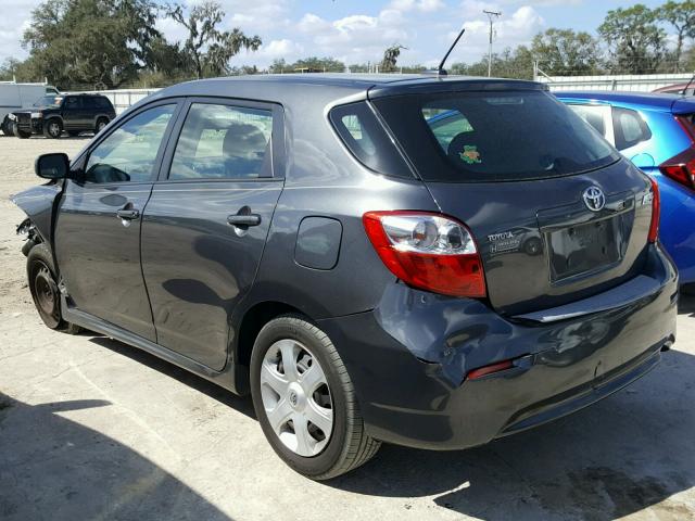 2T1KU40E29C019183 - 2009 TOYOTA COROLLA MA GRAY photo 3