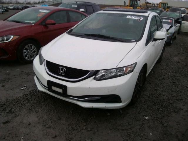 19XFB2F89DE042872 - 2013 HONDA CIVIC EX WHITE photo 2