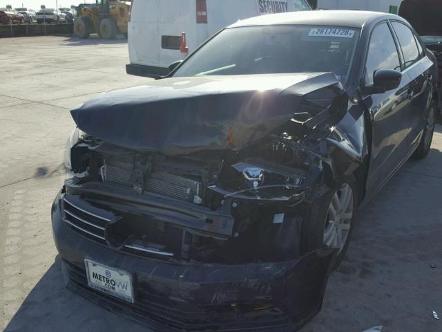 3VW2B7AJ4HM316302 - 2017 VOLKSWAGEN JETTA S 黑色 照片 2