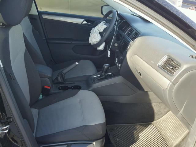 3VW2B7AJ4HM316302 - 2017 VOLKSWAGEN JETTA S 黑色 照片 5