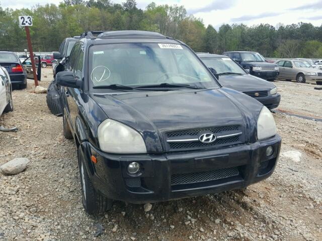 KM8JN72D06U324500 - 2006 HYUNDAI TUCSON GLS BLACK photo 1