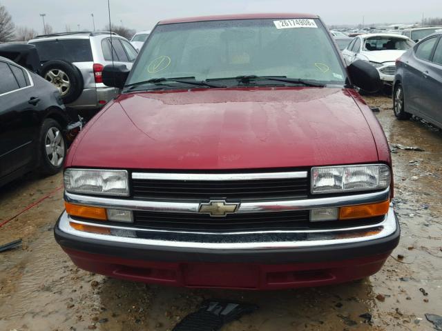 1GCCS19X1X8118938 - 1999 CHEVROLET S TRUCK S1 RED photo 10