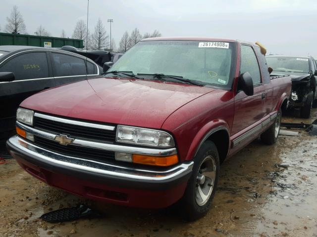 1GCCS19X1X8118938 - 1999 CHEVROLET S TRUCK S1 RED photo 2