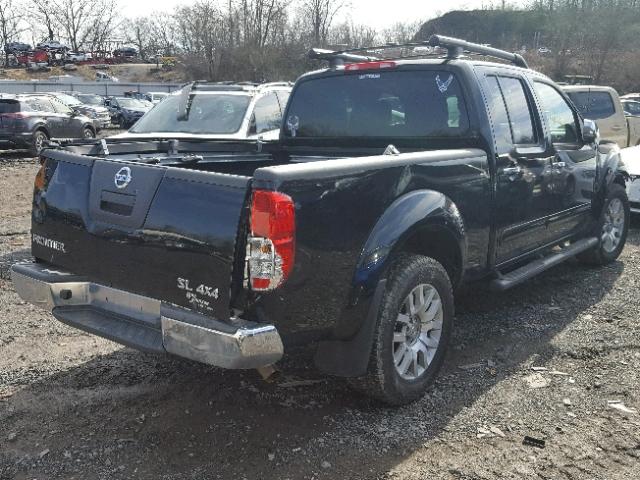 1N6AD0FVXCC443946 - 2012 NISSAN FRONTIER S BLACK photo 4