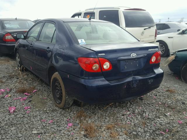 1NXBR32EX7Z823008 - 2007 TOYOTA COROLLA BLUE photo 3