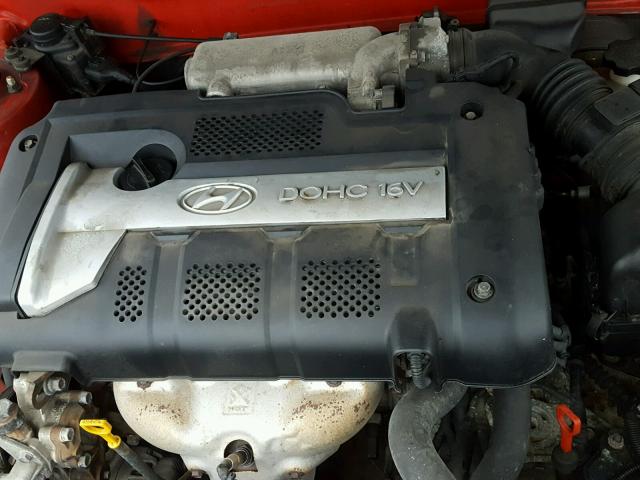 KMHDN46D05U065771 - 2005 HYUNDAI ELANTRA GL RED photo 7