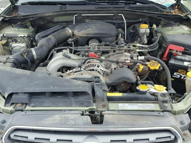 4S4BP61C157346830 - 2005 SUBARU LEGACY OUT GREEN photo 7