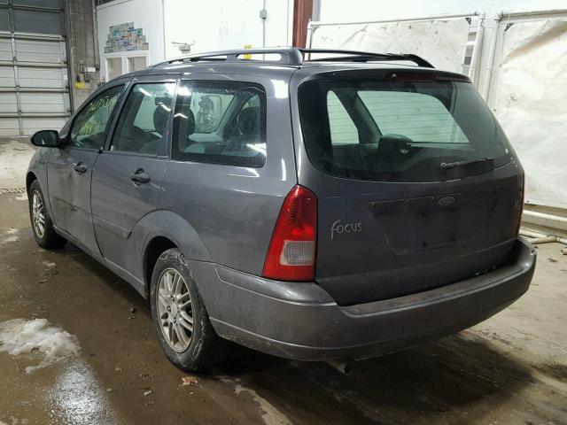 1FAFP36332W234857 - 2002 FORD FOCUS SE GRAY photo 3