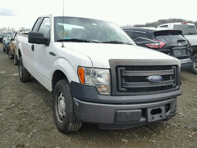 1FTEX1CM1DFA94219 - 2013 FORD F150 SUPER WHITE photo 1