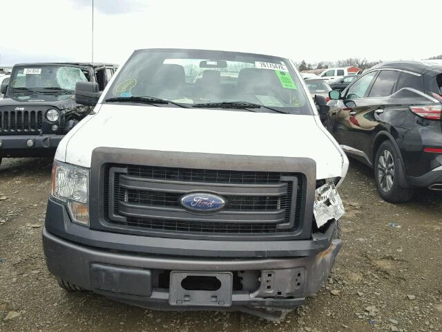 1FTEX1CM1DFA94219 - 2013 FORD F150 SUPER WHITE photo 9