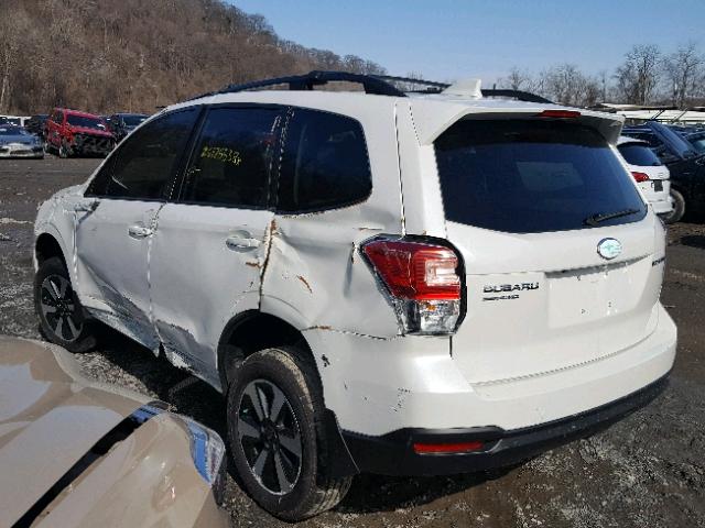 JF2SJAEC9JH412811 - 2018 SUBARU FORESTER 2 WHITE photo 3