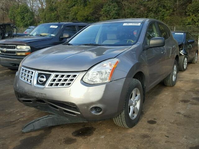 JN8AS5MV1AW606380 - 2010 NISSAN ROGUE S GRAY photo 2