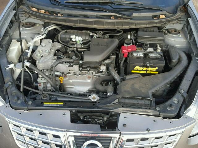 JN8AS5MV1AW606380 - 2010 NISSAN ROGUE S GRAY photo 7