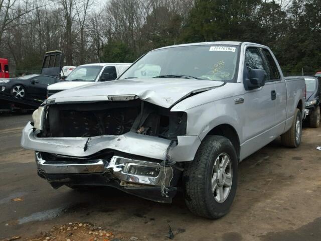 1FTPX12514FA31494 - 2004 FORD F150 SILVER photo 2