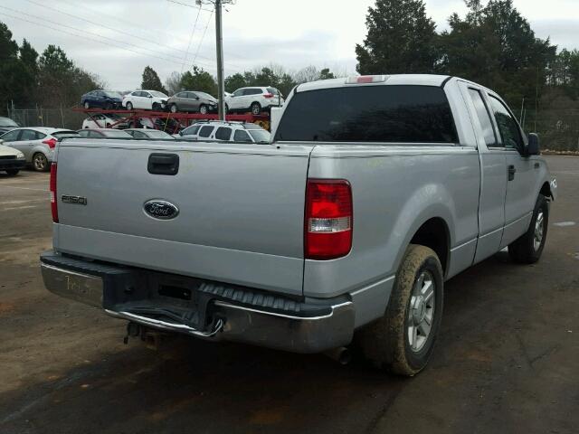 1FTPX12514FA31494 - 2004 FORD F150 SILVER photo 4