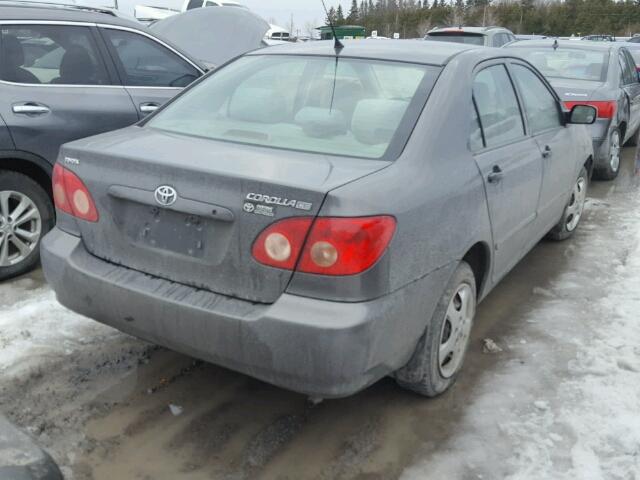 2T1BR32E27C832092 - 2007 TOYOTA COROLLA CE GRAY photo 4