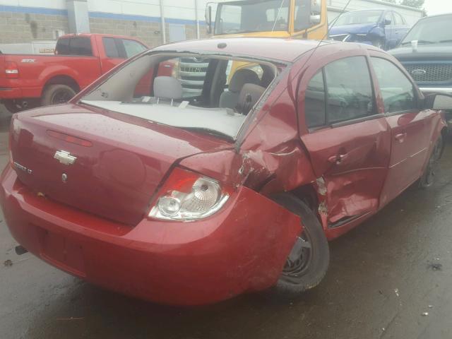 1G1AL58F987167003 - 2008 CHEVROLET COBALT LT RED photo 4