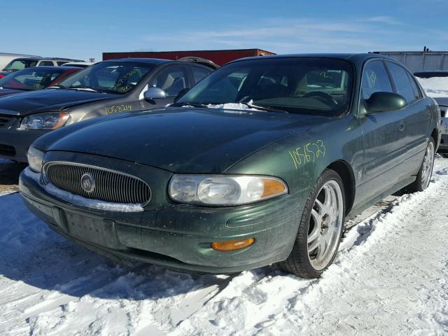 1G4HP52K934130278 - 2003 BUICK LESABRE CU GREEN photo 2