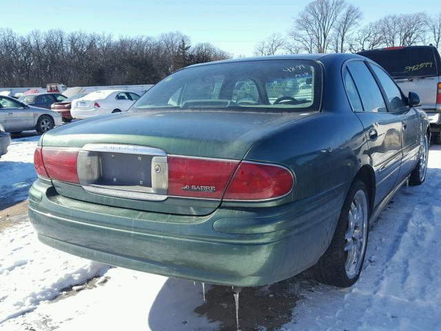 1G4HP52K934130278 - 2003 BUICK LESABRE CU GREEN photo 4