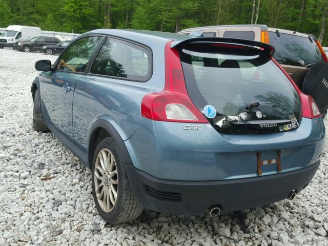 YV1MK672882050502 - 2008 VOLVO C30 T5 BLUE photo 3